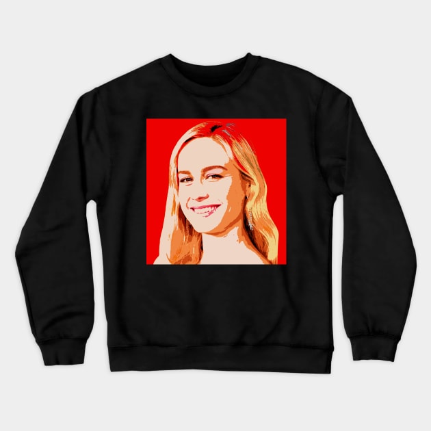 brie larson Crewneck Sweatshirt by oryan80